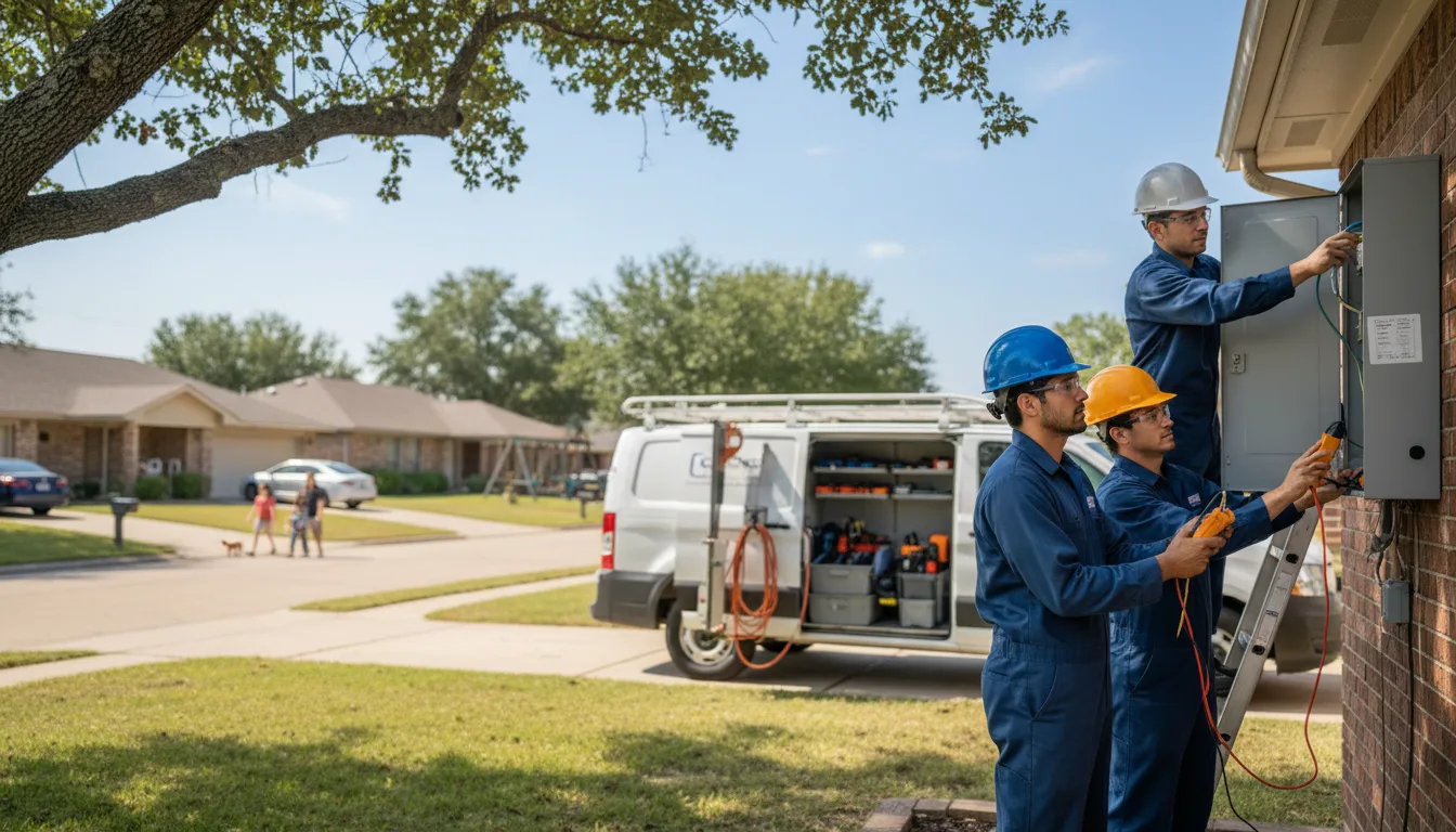 Certified electrician providing emergency electrical services in Hartford, KS